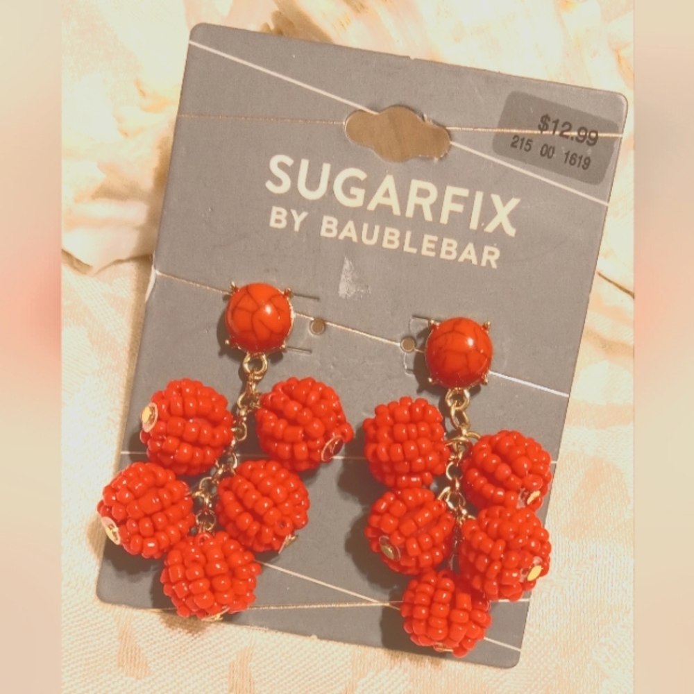 Red Berry Earrings